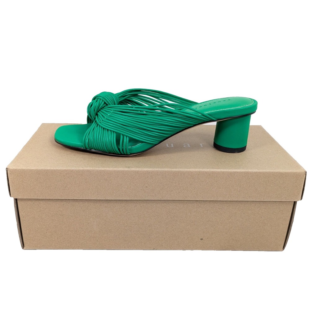 Sanctuary Women's Maven Heeled Knot Sandal Jelly Bean Green 6 NEW IN BOX - Picture 4 of 8
